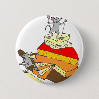 Over-Achiever Cheese Lover Ronde Button 5,7 Cm