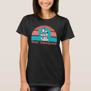 Over Analysator - Microscopisch Lab Tech T-shirt