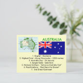 Over Australië Briefkaart (Staand voorkant)