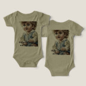 Over Bella+Canvas Infant Tri-blend (Ontwerp Voorkant & Achterkant)