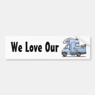 Over CAB Camper RV Bumpersticker