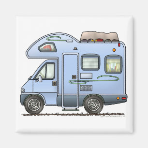 Over Cab Camper RV Magnet Magneet