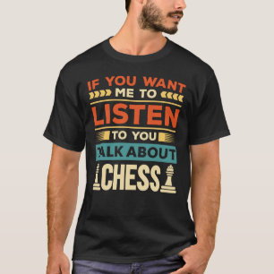 Over Chess praten T-shirt