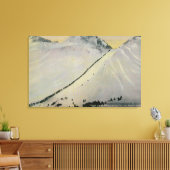 Over Chilkoot Pass Tijdens Gold Rush, Alaska Canvas Afdruk (Insitu (Woonkamer))