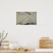 Over Chilkoot Pass Tijdens Gold Rush, Alaska Poster (Keuken)