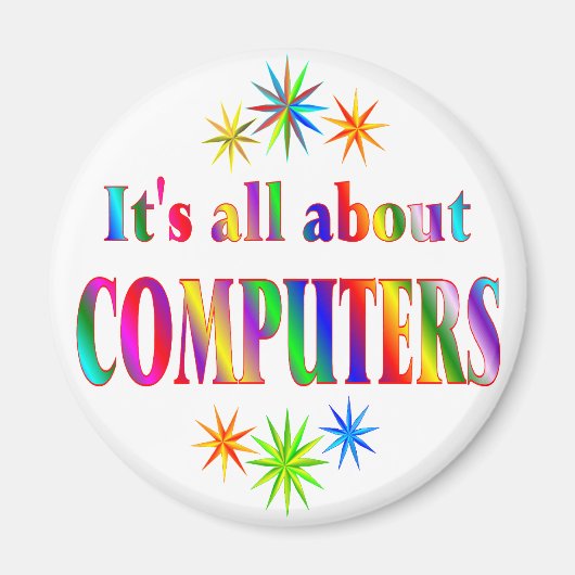 Over Computers Magneet (Voorkant)