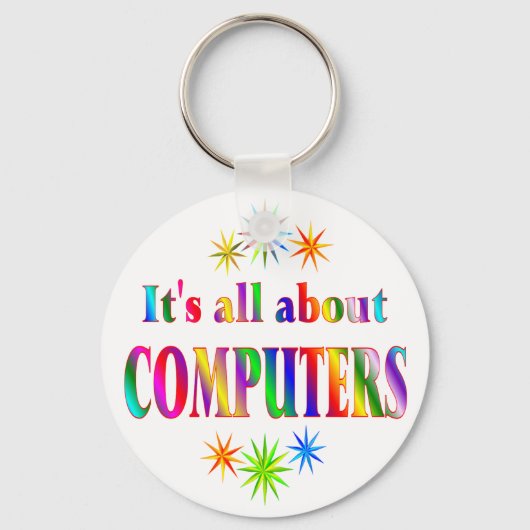 Over Computers Sleutelhanger (Voorkant)