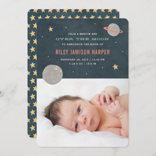 Over de aankondiging van de maan - Zalm (Voorkant / Achterkant)