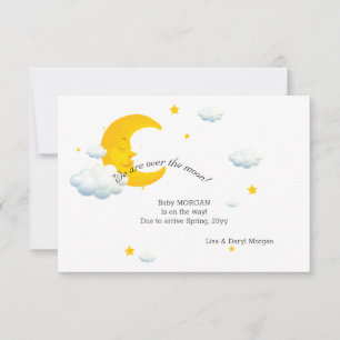 Over de aankondiging van de zwangerschap bij Moon