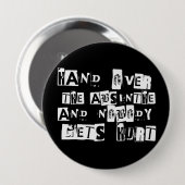 Over de Absinthe Button (Voorkant /achterkant)