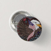 Over de Amerikaanse Button van Wings (Voorkant /achterkant)