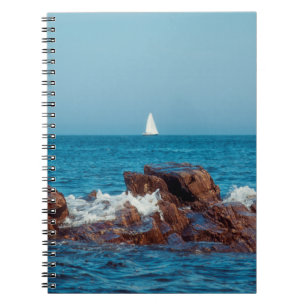 Over de Atlantische Oceaan zeilen Notitieboek