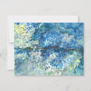 Over de bergen over het Zee Briefkaart