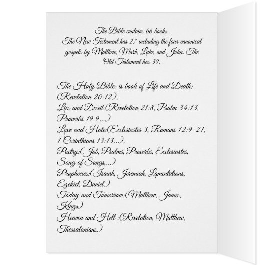 Over de Bijbel (Binnen (Links))