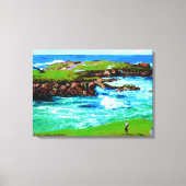 Over de Breakers op 16e op Canvas (Voorkant)