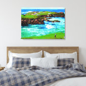 Over de Breakers op 16e op Canvas Afdruk (Insitu (Slaapkamer))