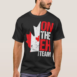 over de Canadese vlag van de Amerikaanse Maple Lea T-shirt