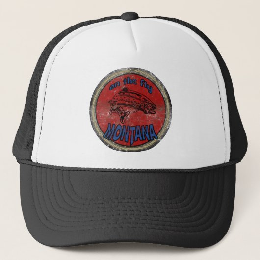 OVER DE FLY MONTANA TRUCKER PET (Voorkant)