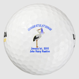 Over de geboorte van je Baby - Golfbal Keepsake Golfballen