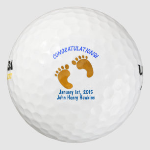 Over de geboorte van je Baby - Golfbal Keepsake Golfballen