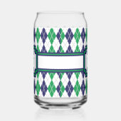 Over de groene Argyle Blikvorm Glas (Rechts)