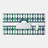 Over de groene Argyle Bureaumat (Keyboard & Muis)