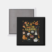 Over de Halloween Tuin Muur Pompoen Herfst Bedankt Magneet (Voorkant / Achterkant)
