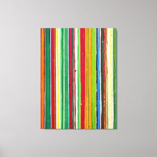 Over de hele linie 30 x 40 Canvas Print (Voorkant)