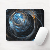 Over de hele wereld Abstracte Art Mousepad Muismat (Met muis)