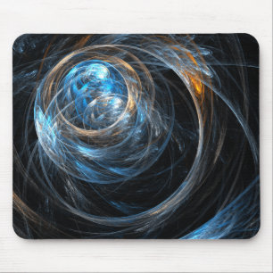 Over de hele wereld Abstracte Art Mousepad Muismat