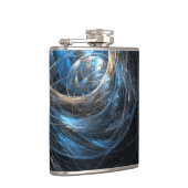 Over de hele wereld Abstracte kunst Heupfles (Rechts)