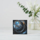 Over de hele wereld Abstracte kunst Informatiekaartje (Staand voorkant)