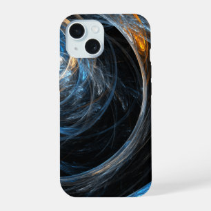Over de hele wereld Abstracte kunst iPhone 15 Hoesje