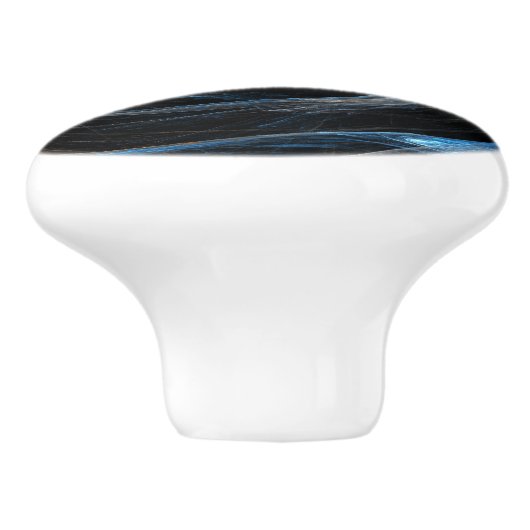 Over de hele wereld Abstracte kunst Keramische Knop (Zijkant)