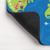 Over de hele wereld muismat (Hoek)