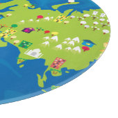 Over de hele wereld snijplank (Hoek)