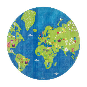 Over de hele wereld snijplank