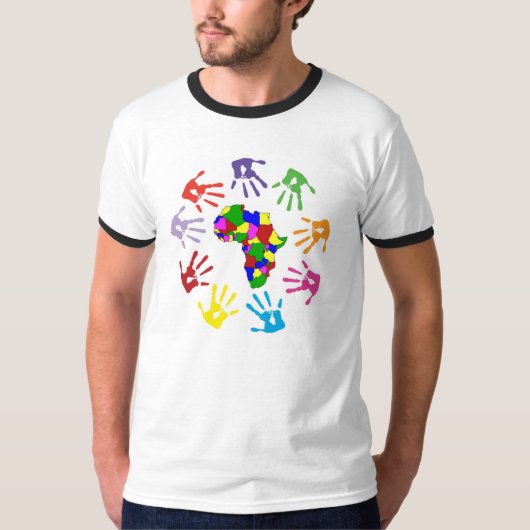 Over de hele wereld t-shirt (Voorkant)
