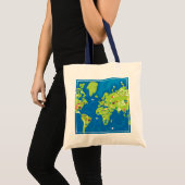 Over de hele wereld tote bag (Voorkant (product))