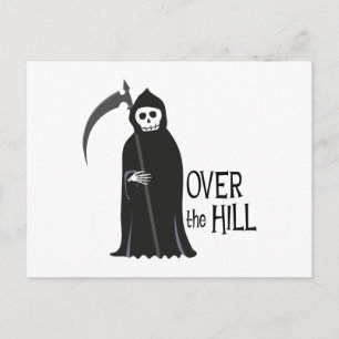 Over de heuvel briefkaart