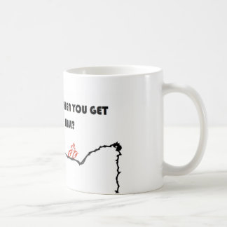 Over de heuvel koffiemok