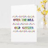 Over de Heuvel Oude Geezer Kaart (Gele Bloem)