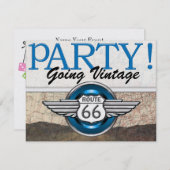 Over de heuvel - Route 66 Kaart (Voorkant / Achterkant)