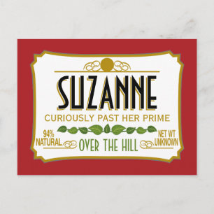 Over de Hill Funny Birthday Party Briefkaart