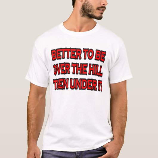 OVER DE HILL T-SHIRT (Voorkant)