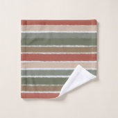 Over de lijnen bad handdoek (Wasdoekje)