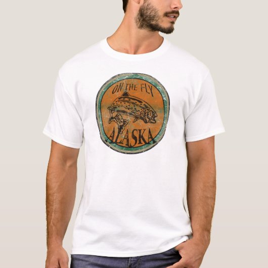 OVER DE  LOGO FLY ALASKA T-SHIRT (Voorkant)