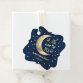 Over de maan | BABY SHOWER Bedankjes Labels (In situ)