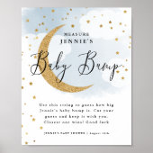 Over de Maan Blauw Meet de Bump Shower Game Poster (Voorkant)