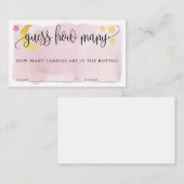 Over de maan denk je dat roze raad hoeveel Kaart e (Voorkant / Achterkant)